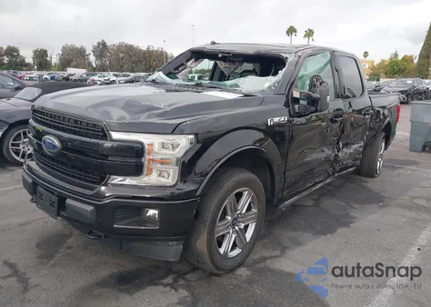 2019 Ford F-150 Lariat z USA, uszkodzony, nr VIN 1FTEW1E43KFA87379